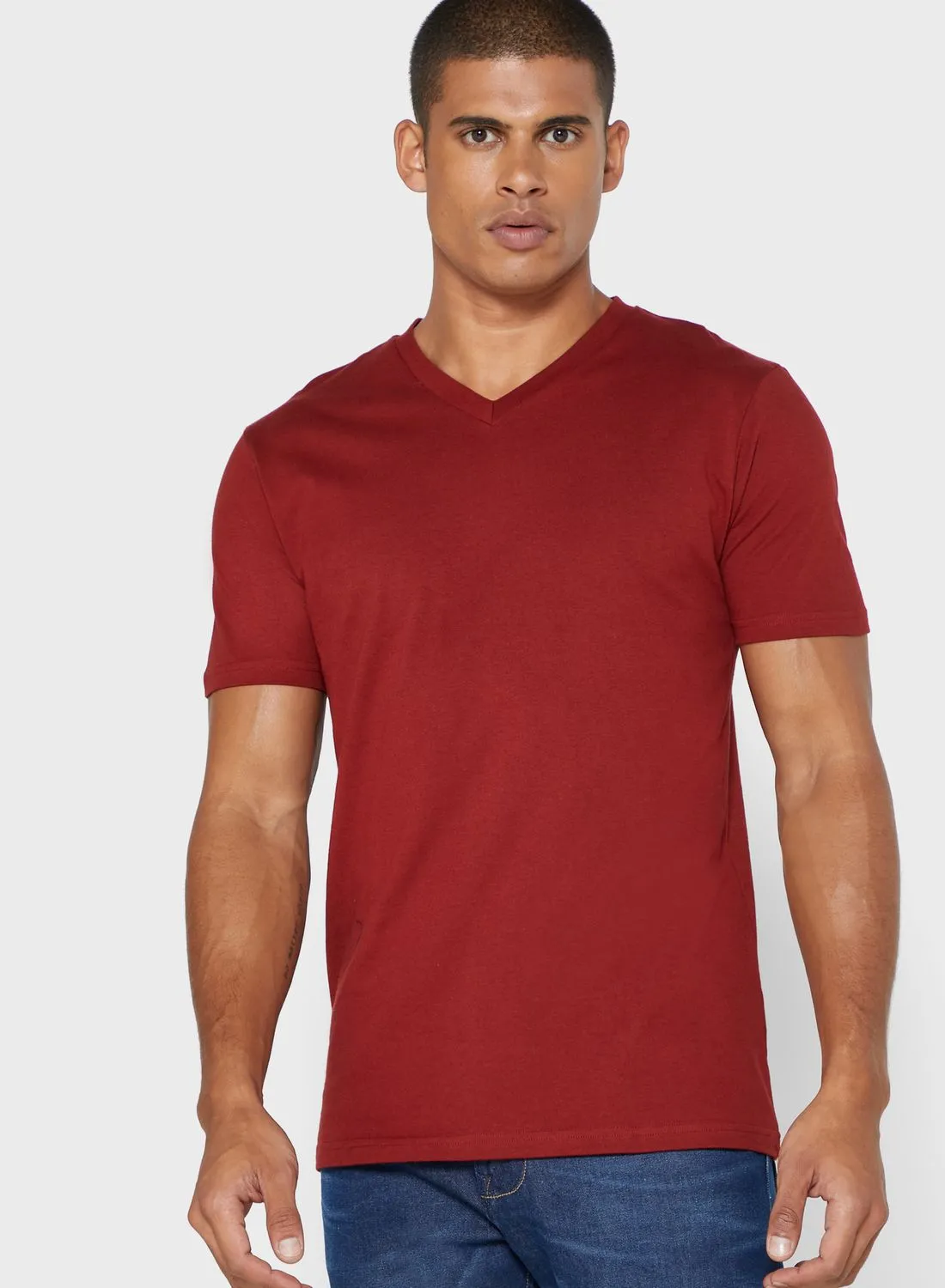 Seventy Five Basics Essential V Neck T-shirt