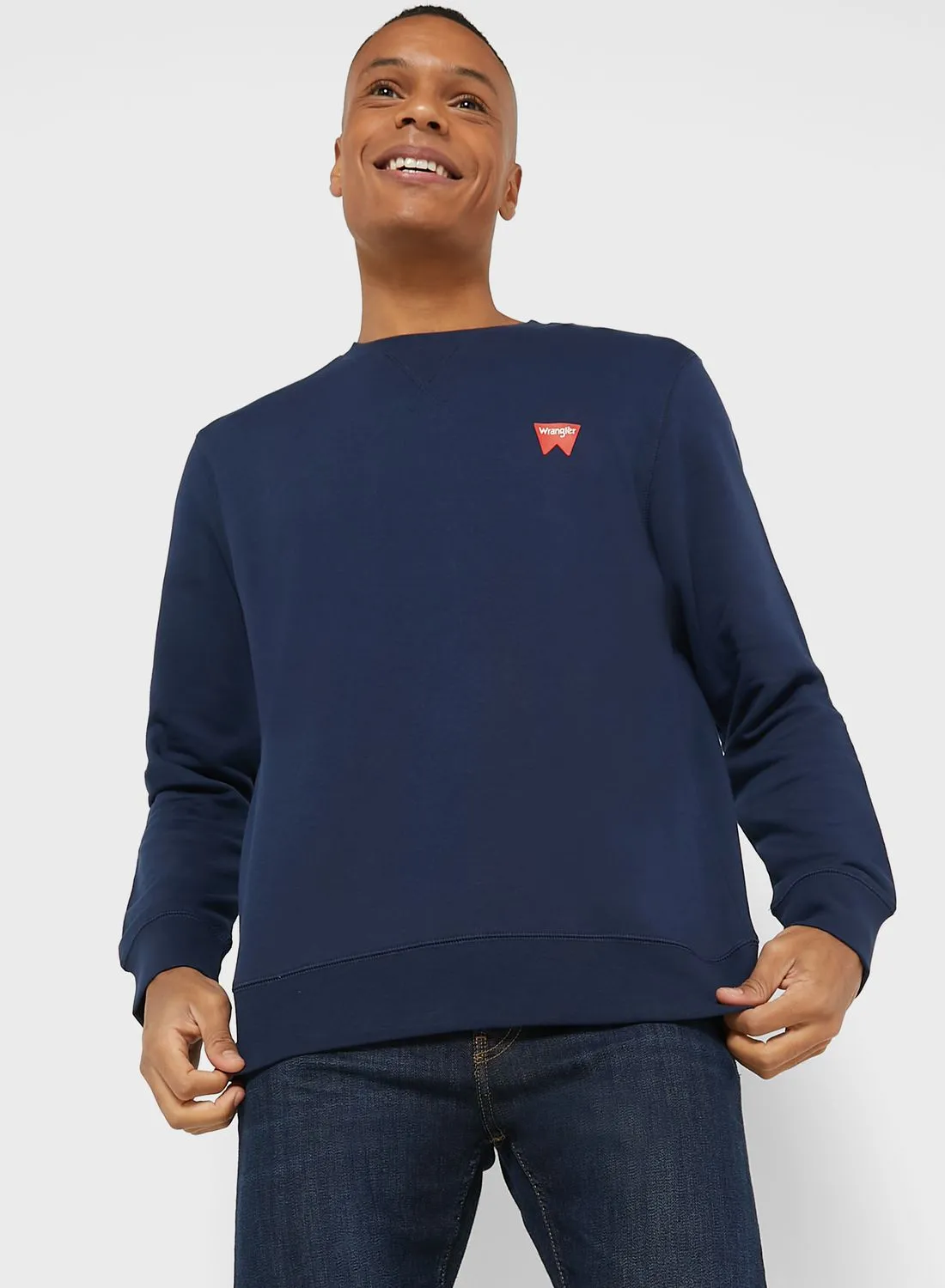 Wrangler Logo Crew Neck Sweatshirt