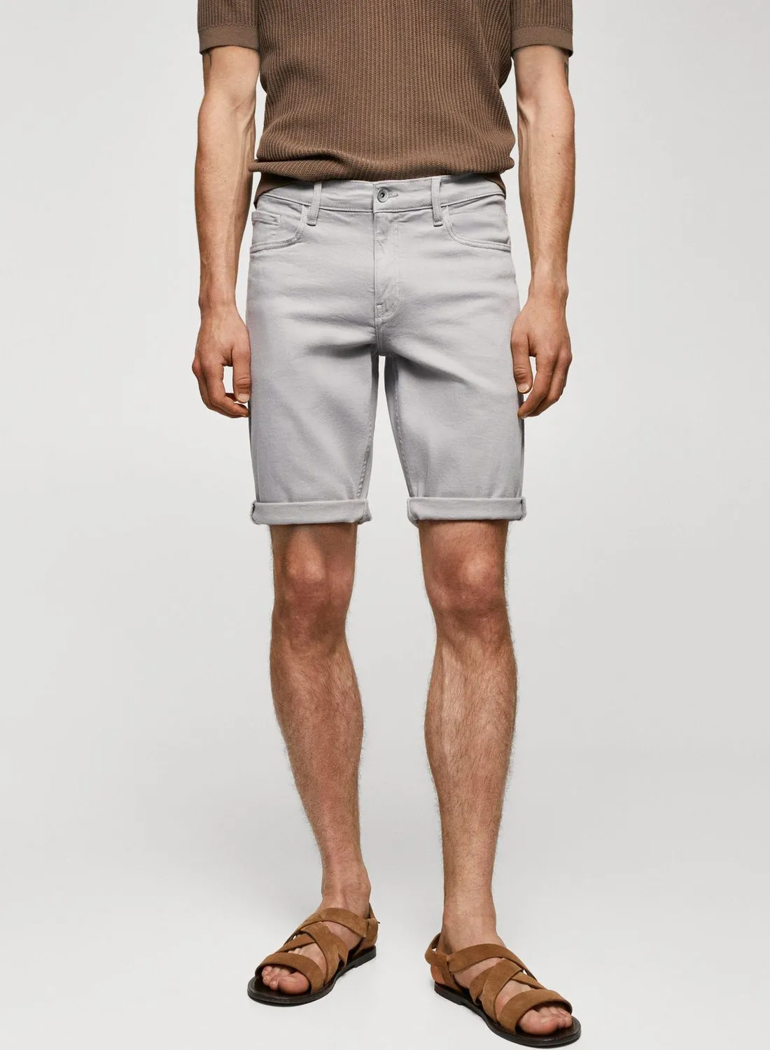 Mango Man Casual Denium Shorts