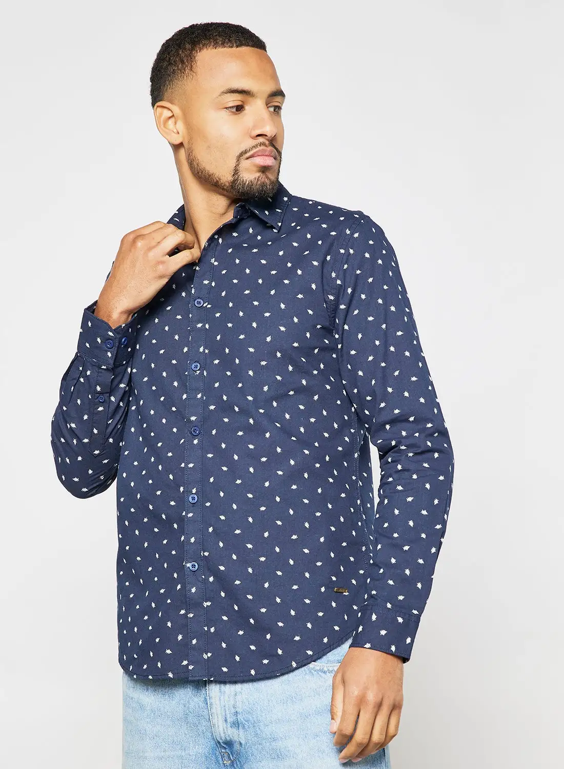 ABOF Regular Fit Shirt Navy