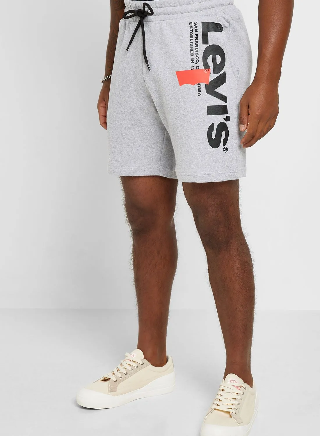 Levi's Logo French Terry Shorts