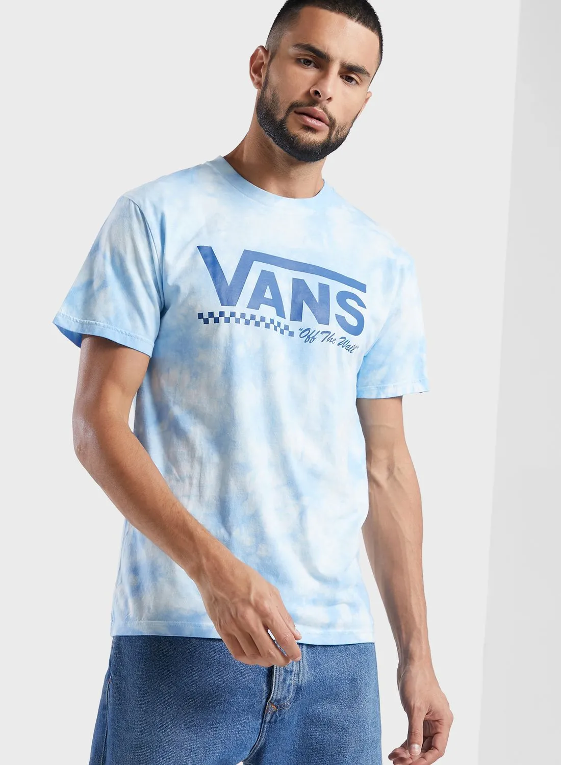 تي شيرت VANS Drop V Cloud Wash