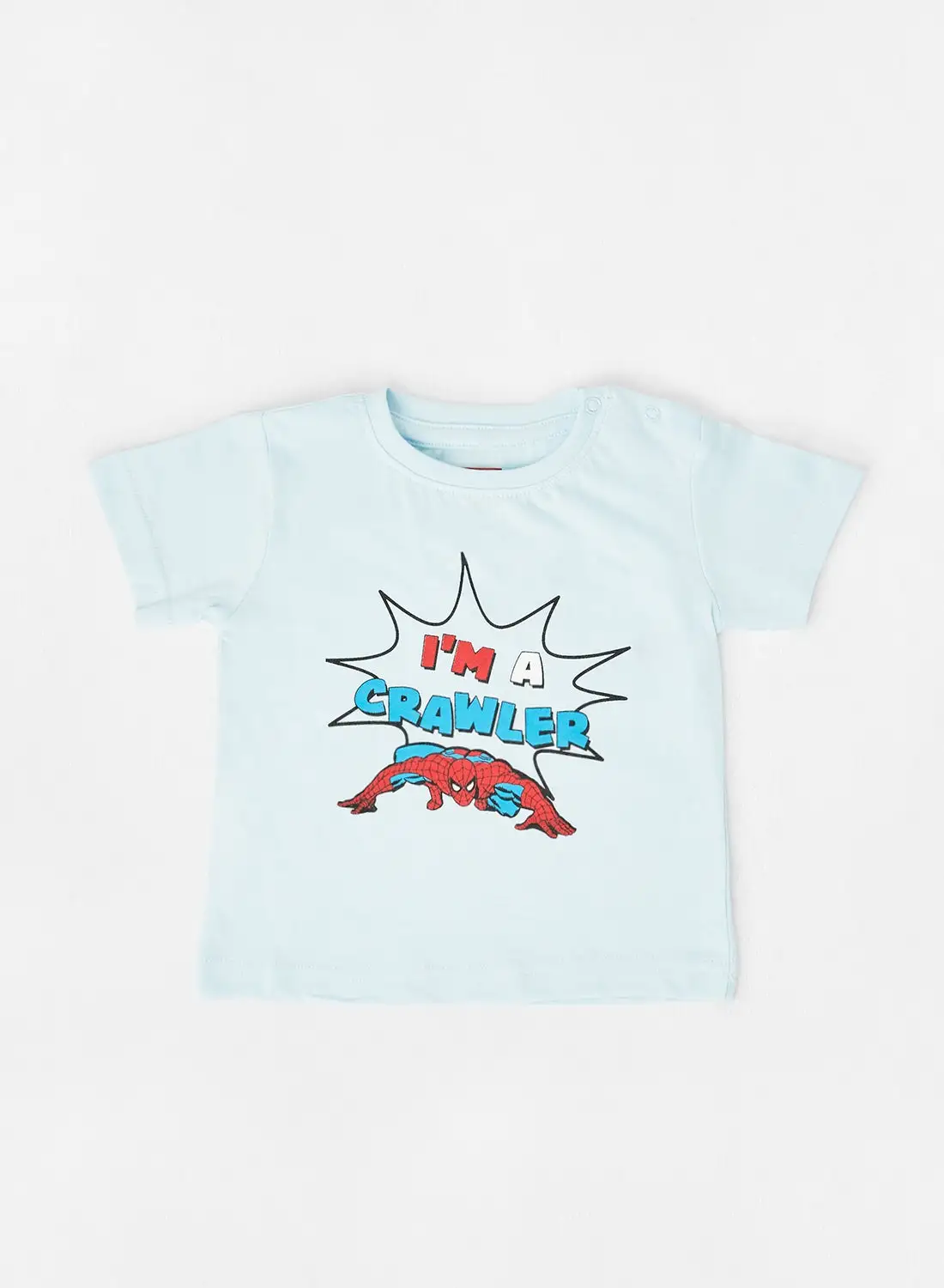 Zarafa Baby Boys Round Neck T-Shirt Blue