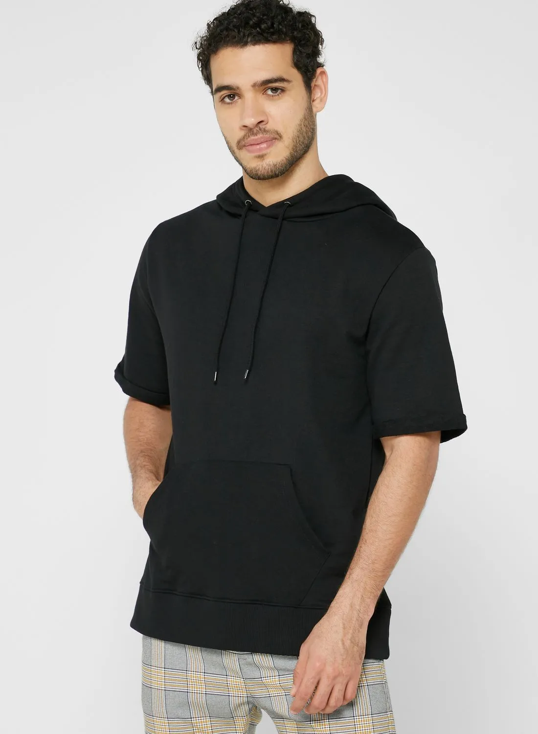 Seventy Five Basics Short Sleeve Hoodie