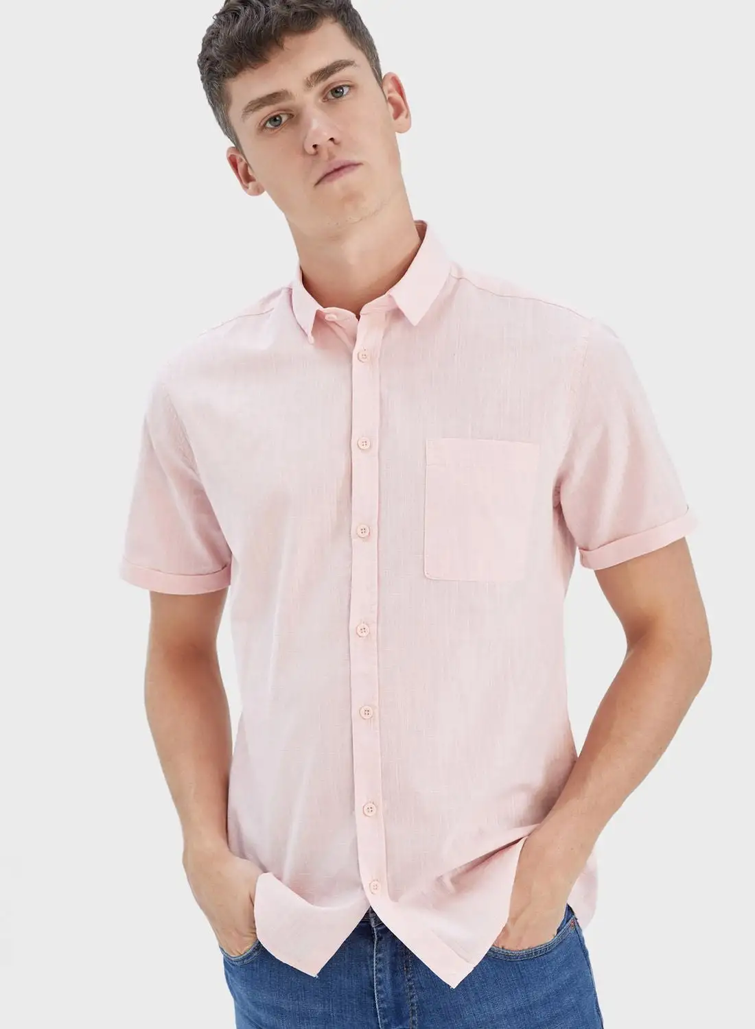 DeFacto Essential Slim Fit Shirt