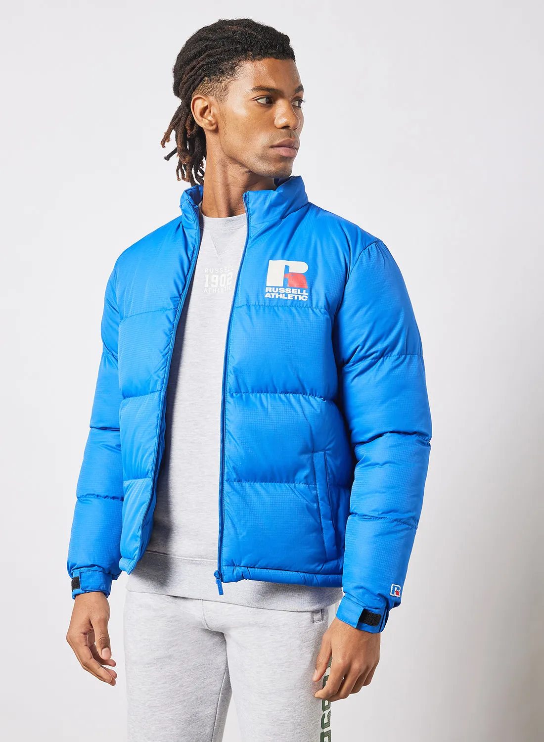 Russell Athletic Lupo Puffer Jacket Blue