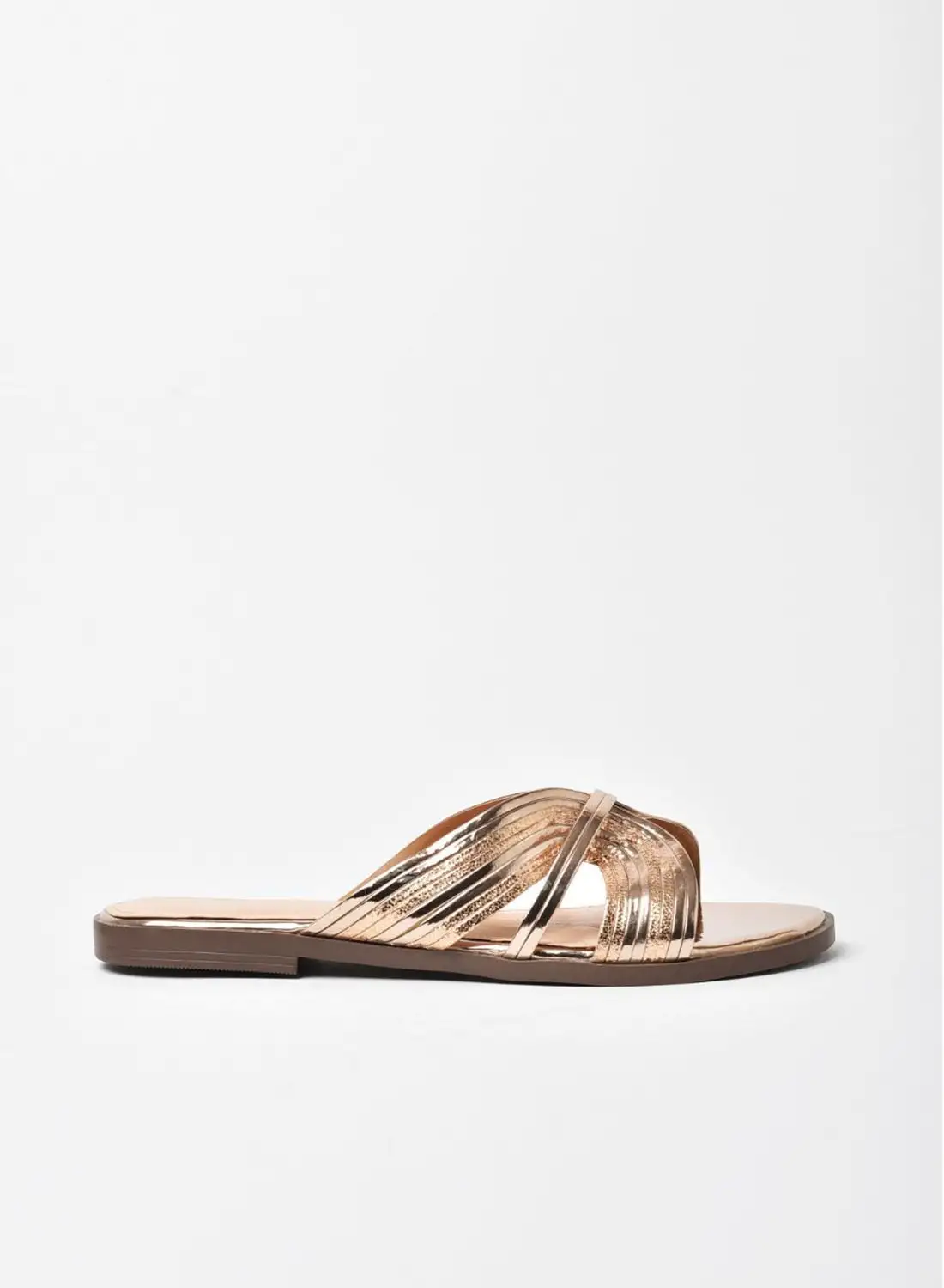 Jove Stylish Flat Sandals Bronze