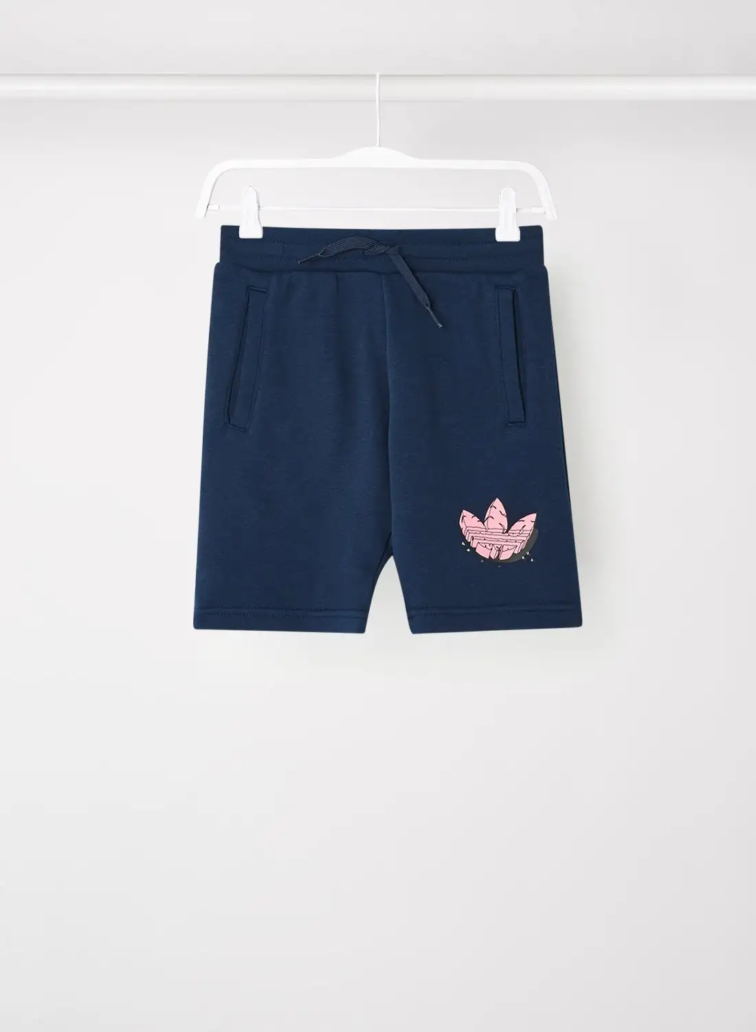 adidas Originals Kids Unisex Graphic Shorts Navy