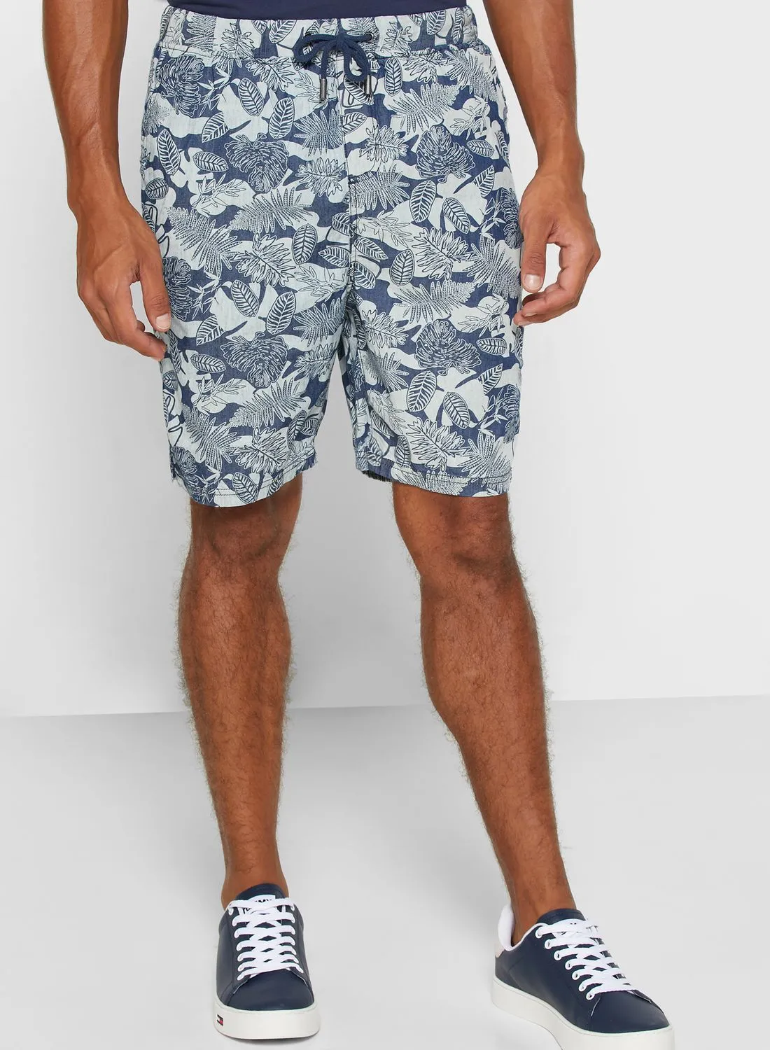 Native Youth Oceanic Print Shorts