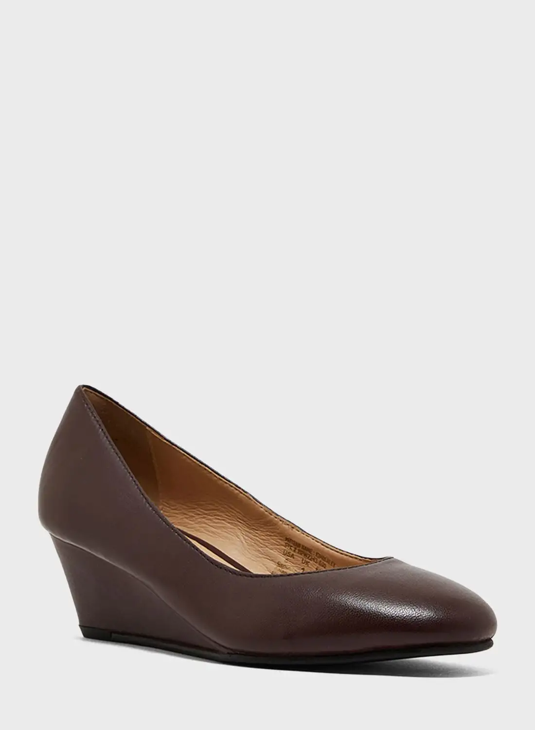 Hush Puppies Round Toe Wedge Pumps