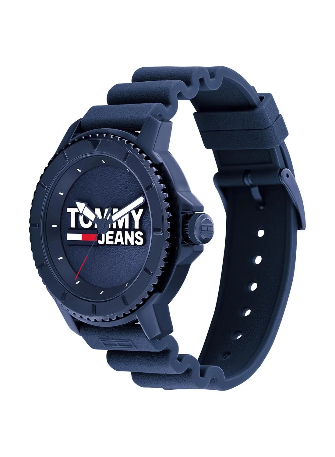 TOMMY HILFIGER TOMMY HILFIGER TOKYO MEN's BLUE DIAL, BLUE SILICONE WATCH - 1792000