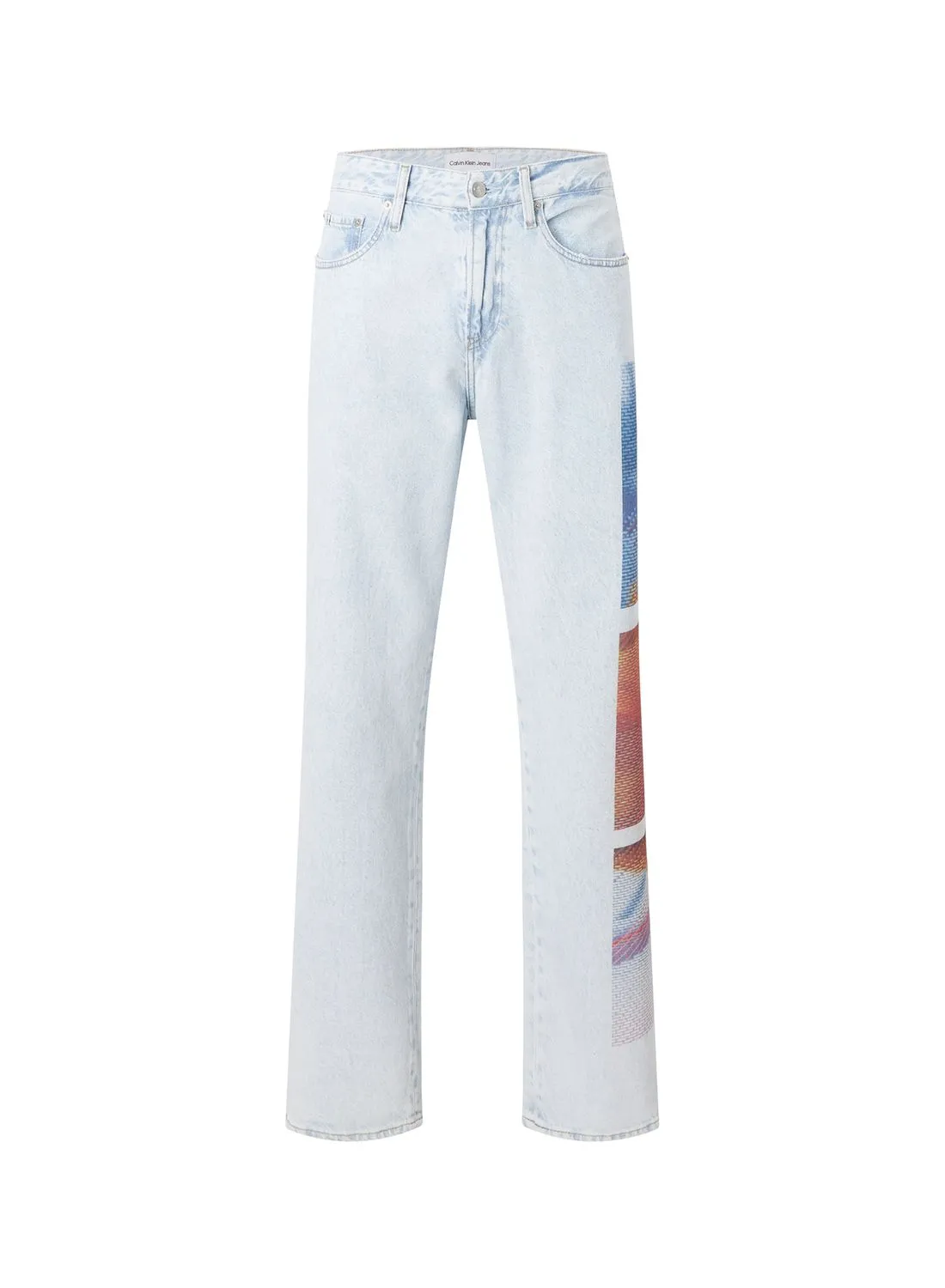 Calvin Klein Jeans Light Wash Straight Fit Jeans