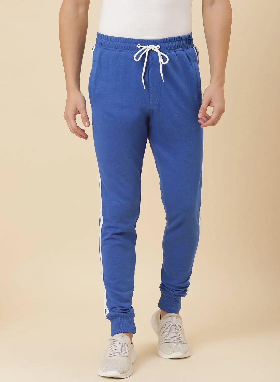 DRIP French Terry Zipper Joggers Cobalt