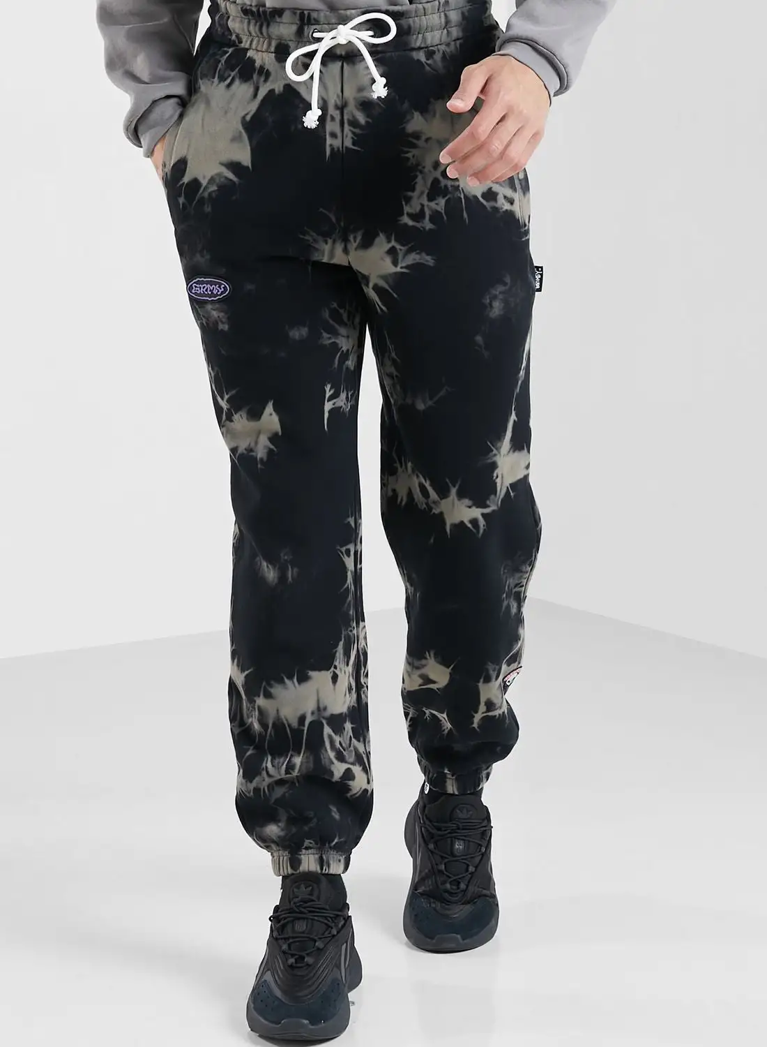 Grimey Ufollow Bleached Sweatpants