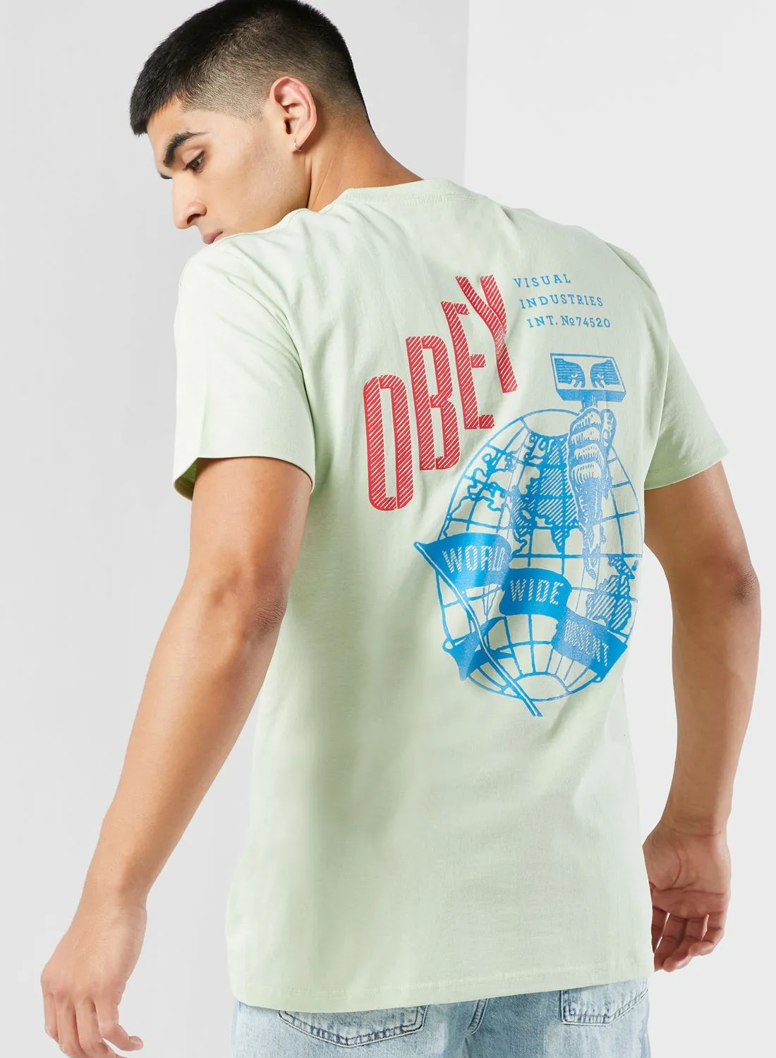 OBEY Hammer Globe T-Shirt