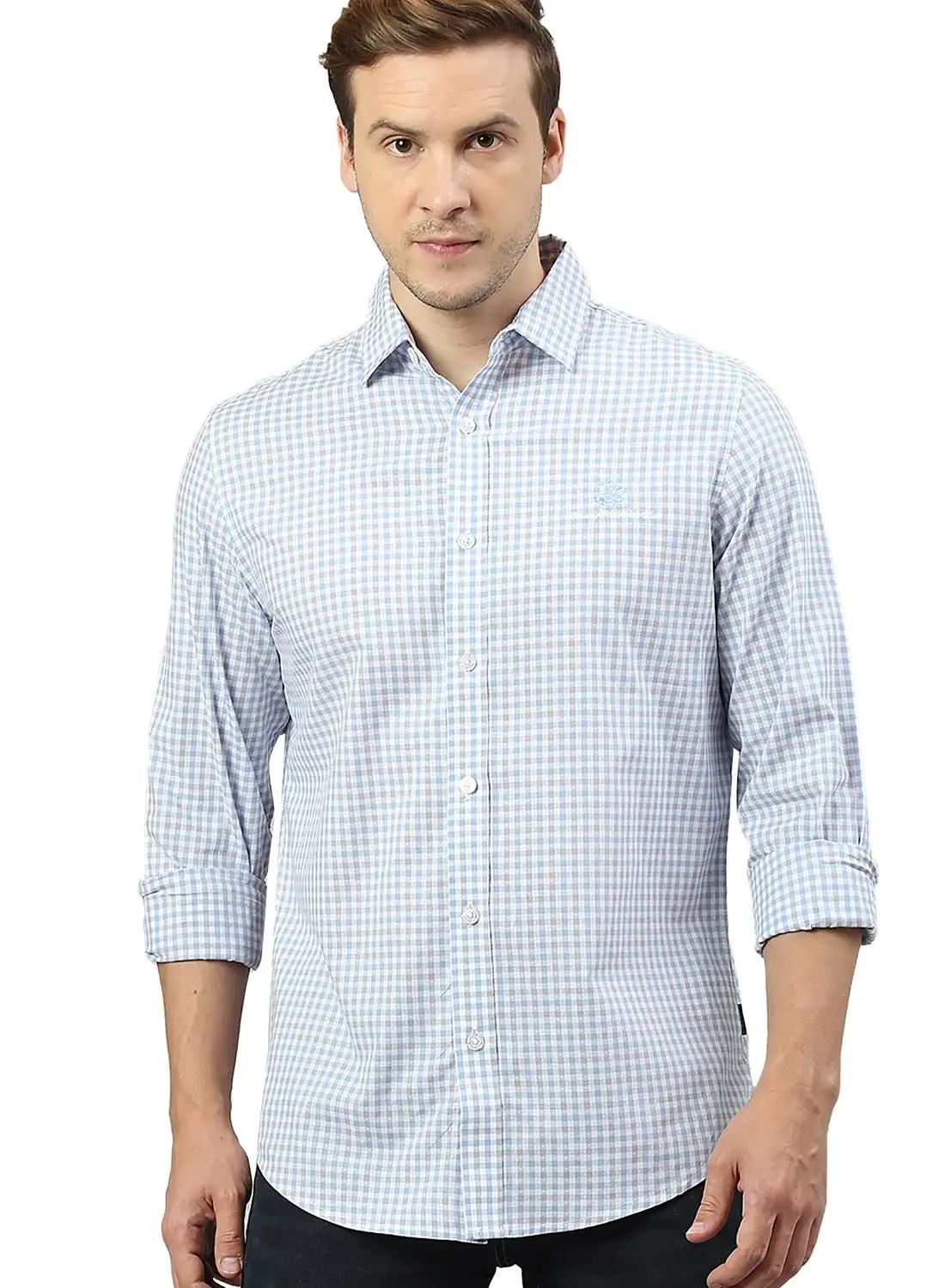 bhpoloclub Casual Regular Fit Check Shirt