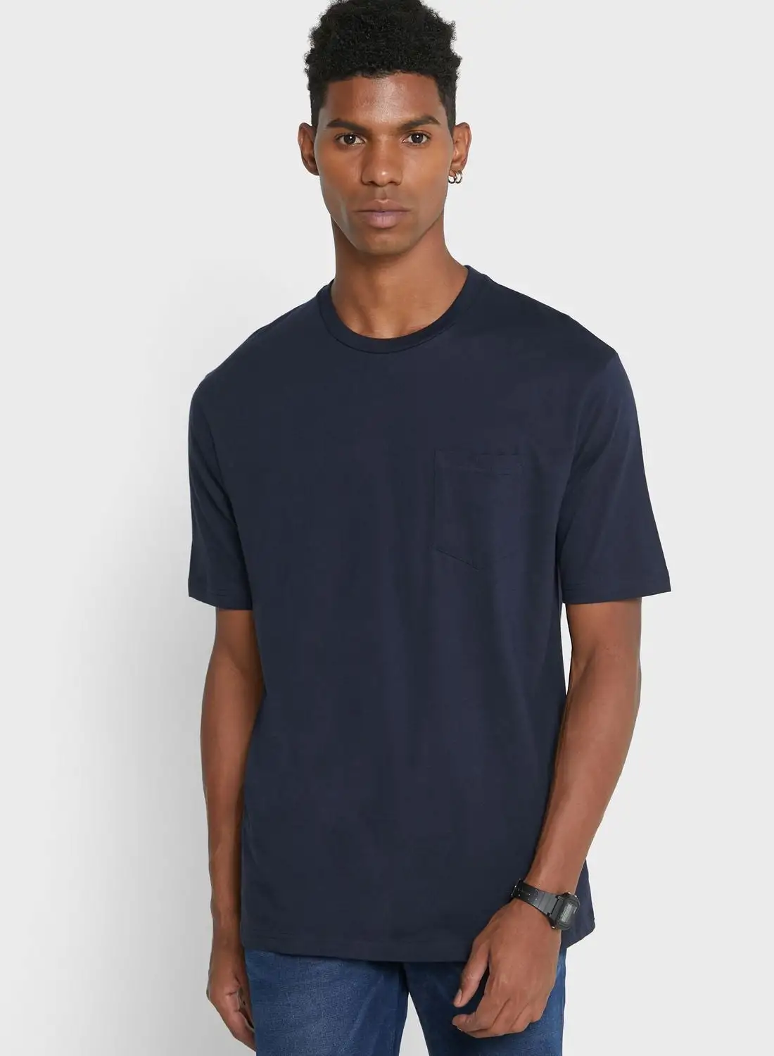 Seventy Five Basics Pocket Crew Neck T-Shirt