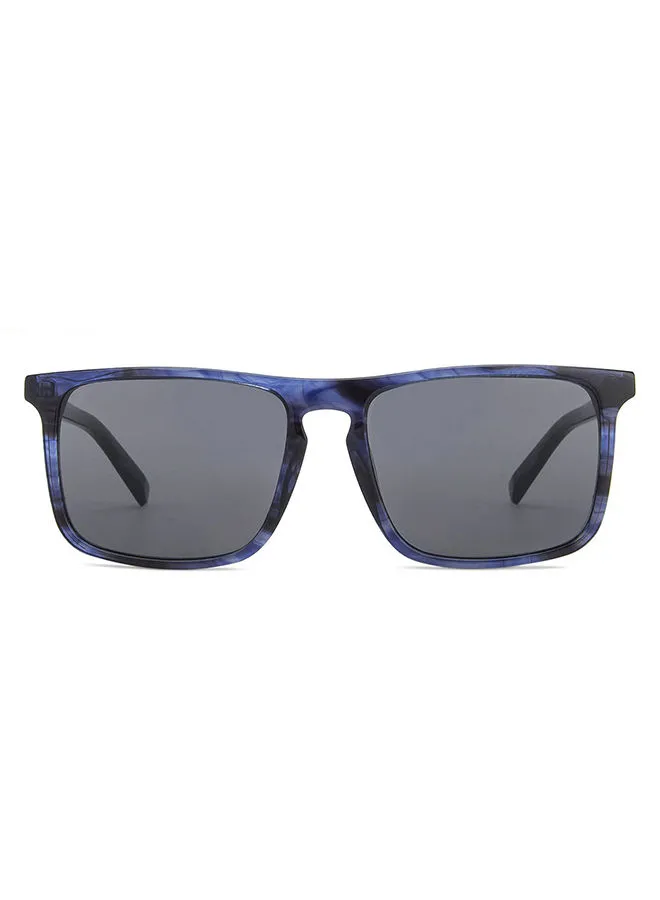 John Jacobs JJ Tints Full Rim Rectangular Frame Polarized & UV Protected Sunglasses JJ S13314 - 53mm - Blue