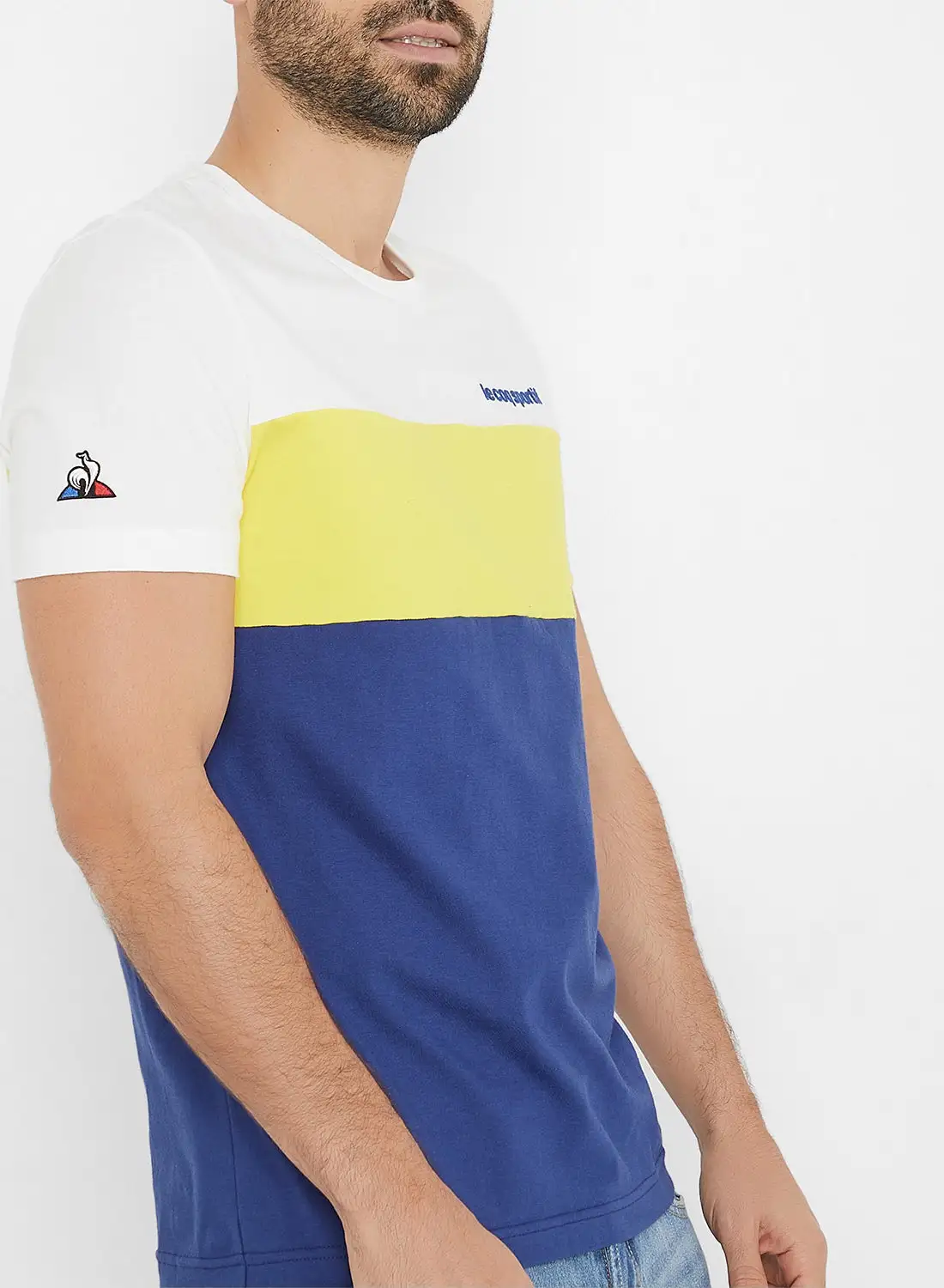 تي شيرت le coq sportif Ess Saison N1 SS الآن / عمق أزرق