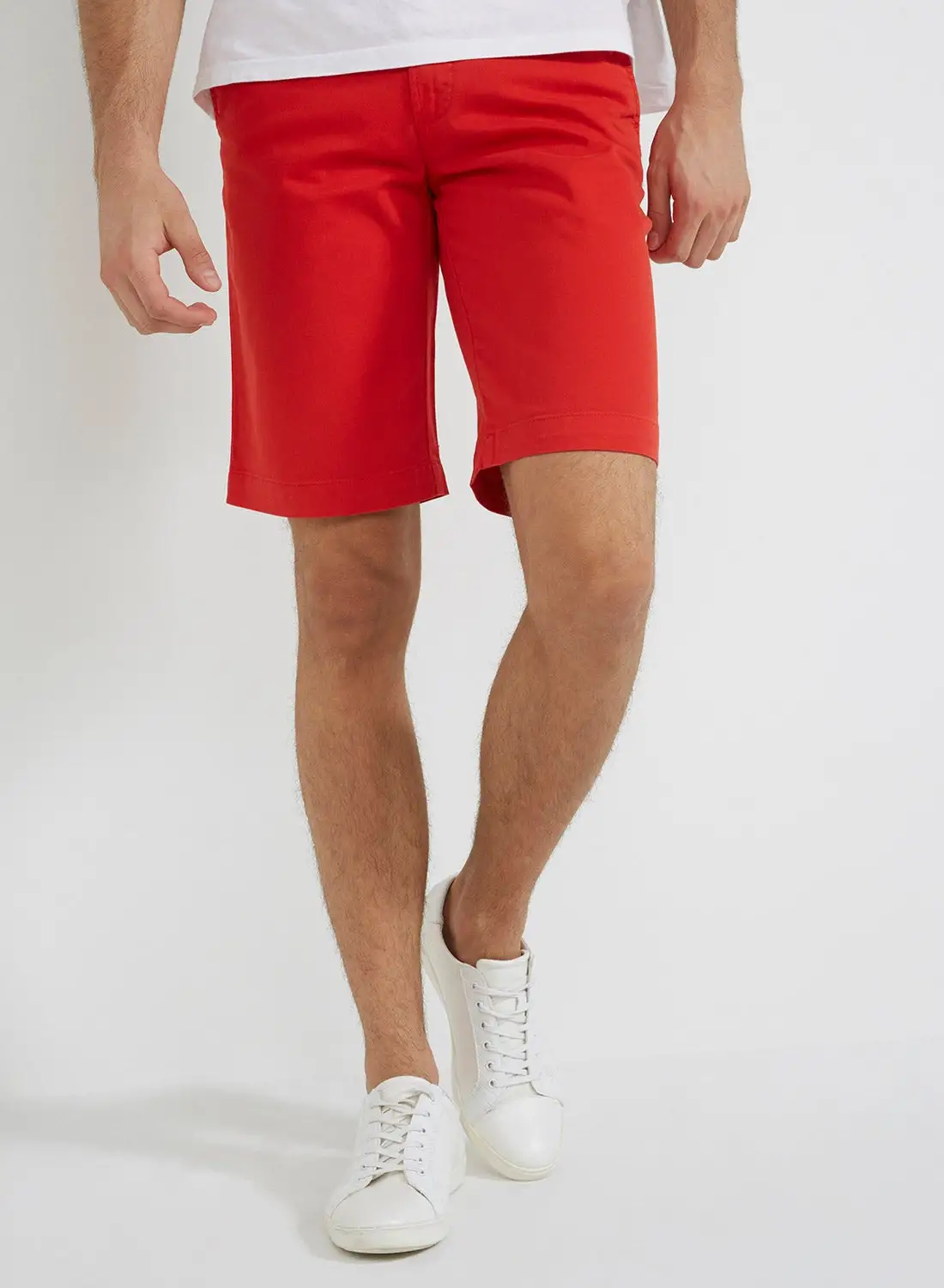 Lois Twill Shorts Red