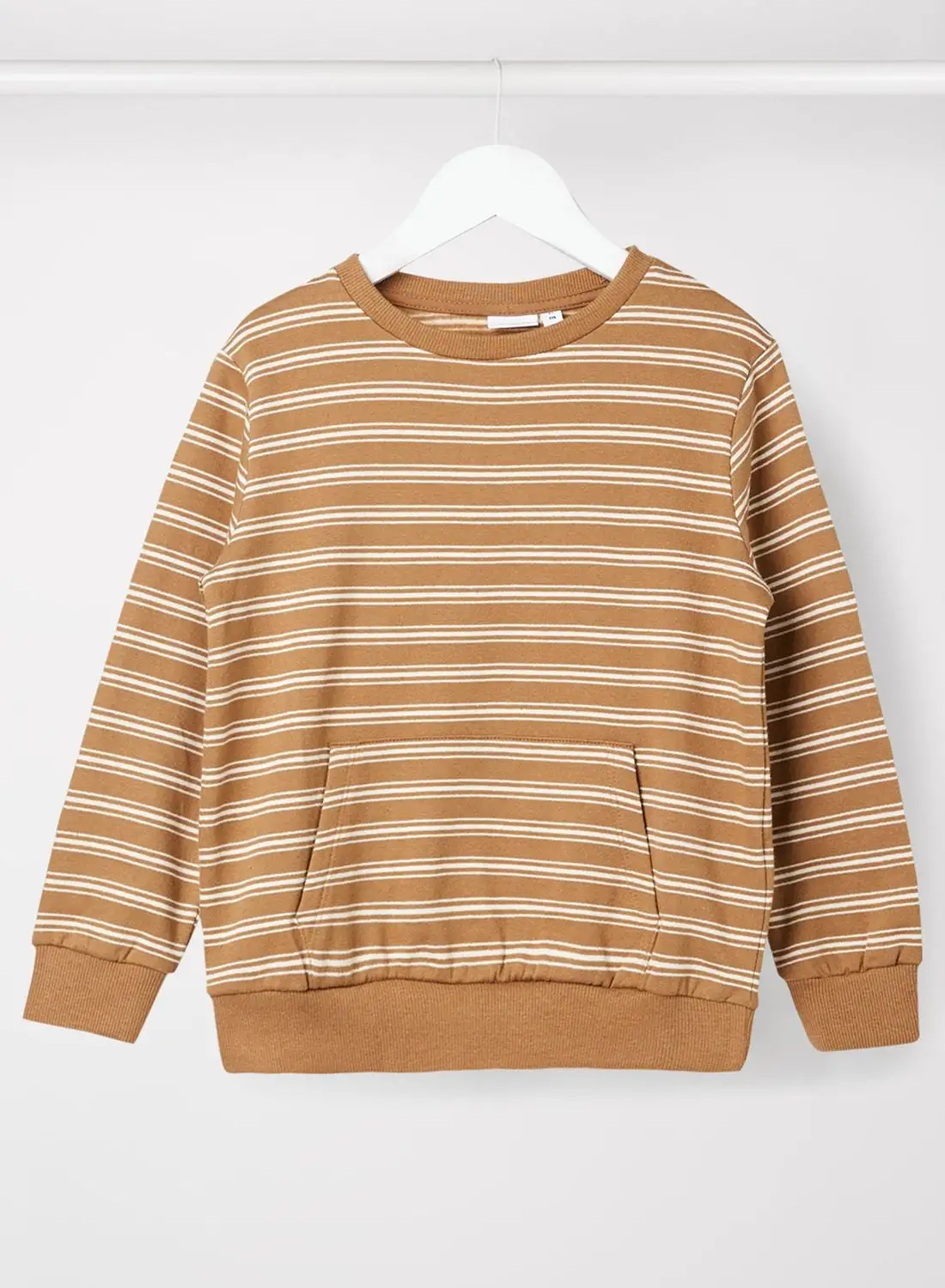 NAME IT Kids Stripe Long Sleeve Sweatshirt