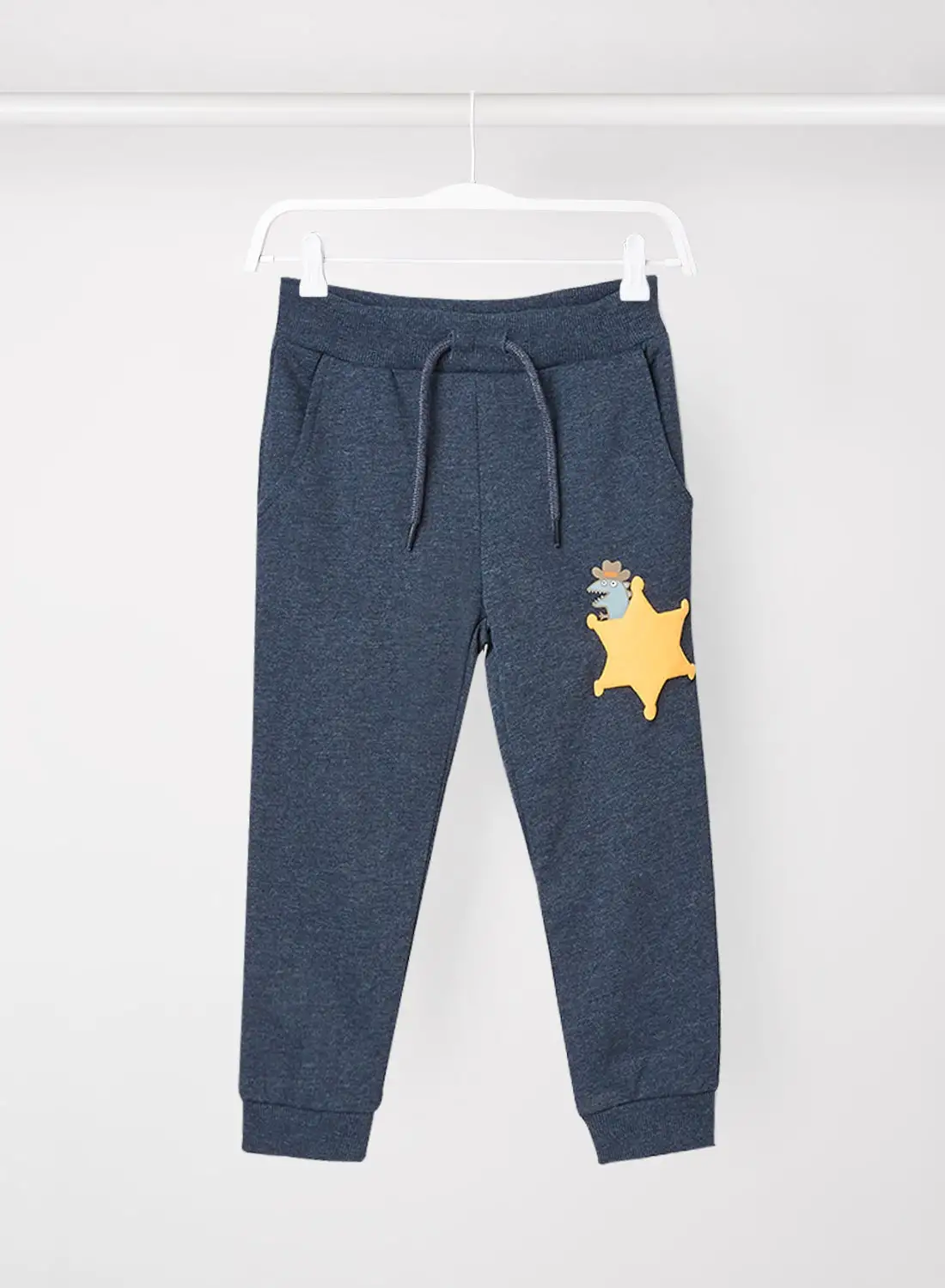 NAME IT Baby/Kids Dinosaur Sweatpants Dark Sapphire