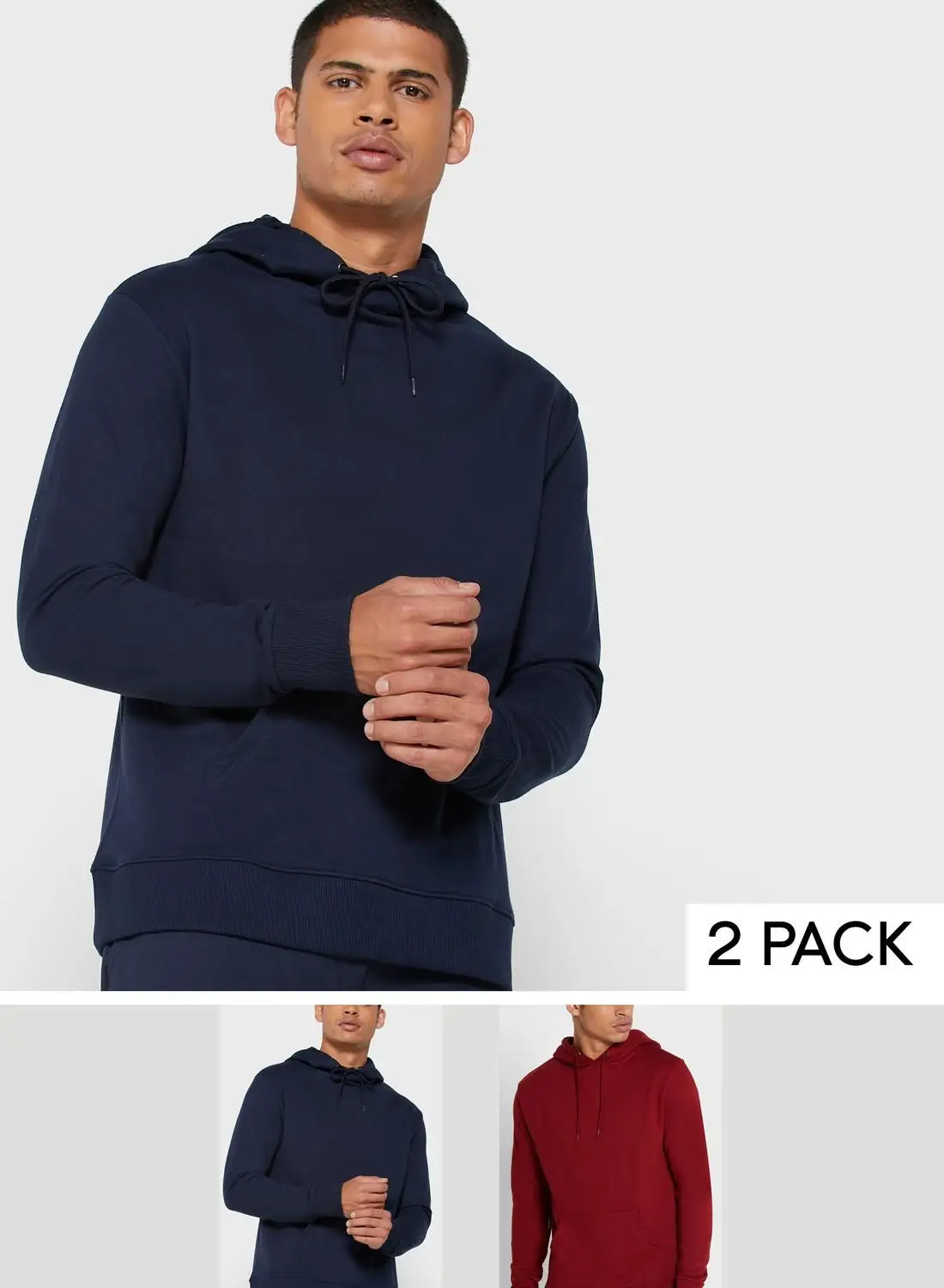 Seventy Five Basics 2 Pack Essential Hoodies