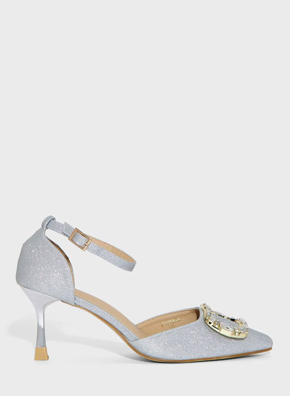 Ella Limited Edition Pointed-Toe Pumps With Crystal Buckle