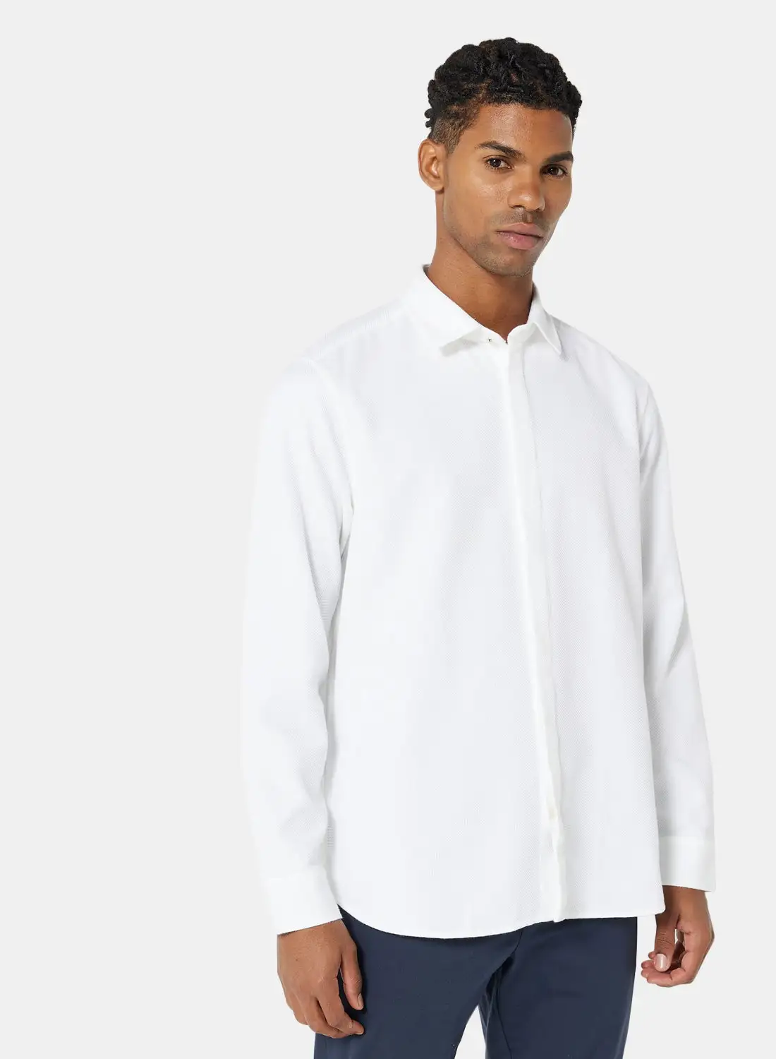 Ted Baker Long Sleeve Shirt White