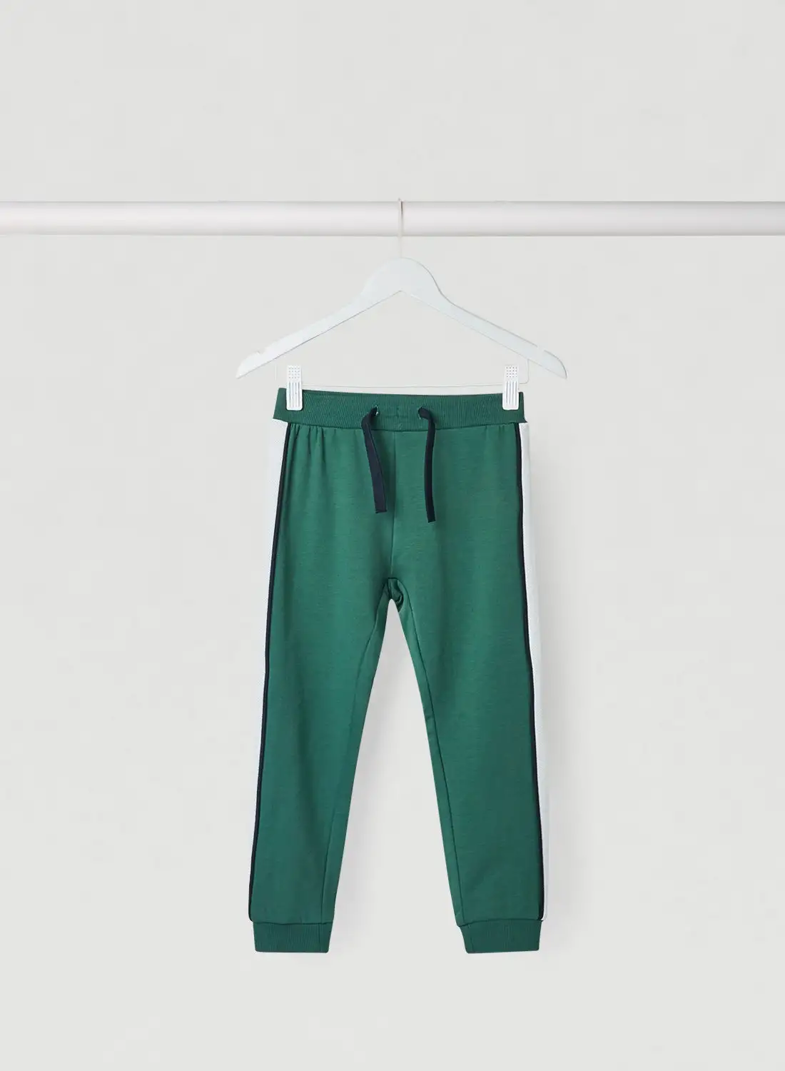 NAME IT Kids Side Tape Sweatpants بيسترو أخضر