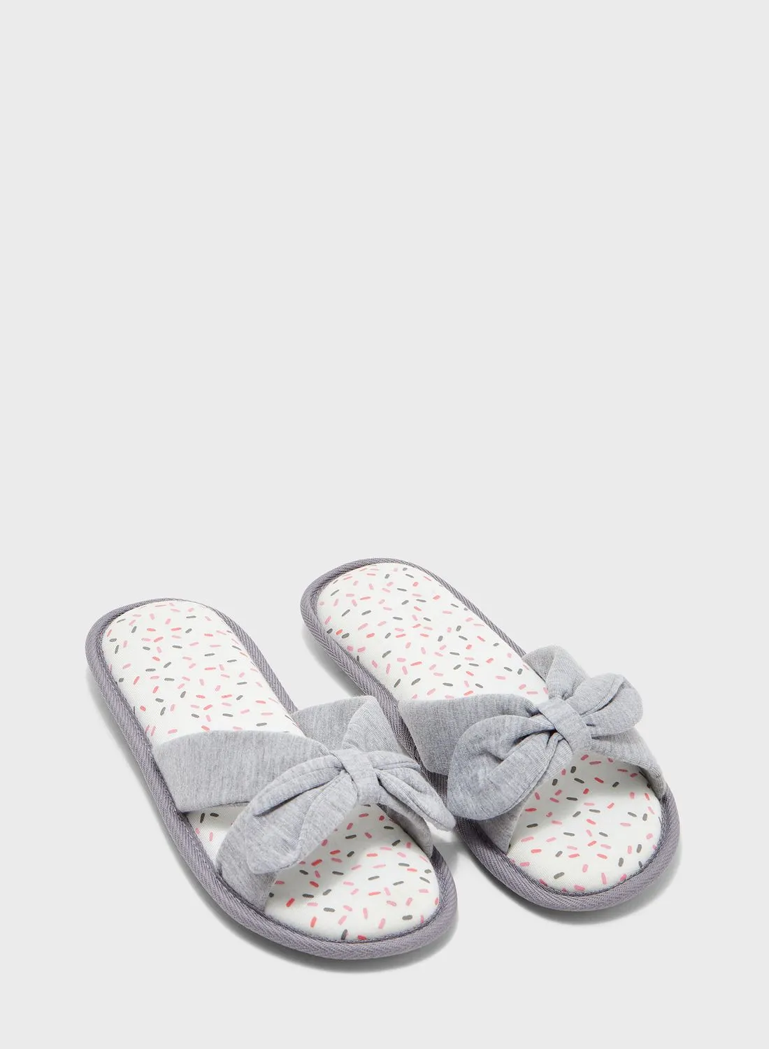 Ginger Bow Slippers