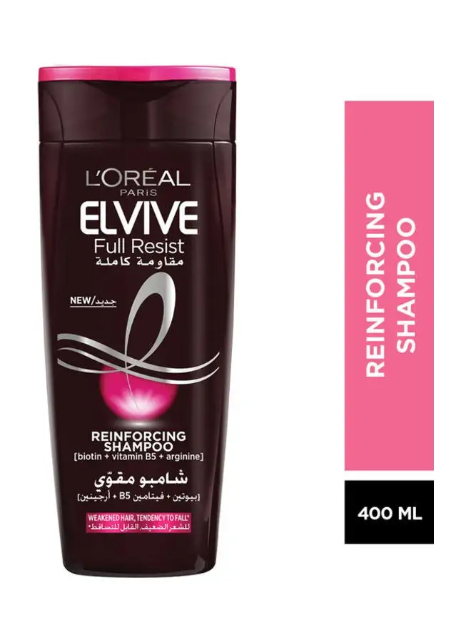 L'OREAL PARIS L'Oréal Paris Elvive Full Resist Shampoo Refined Hair Loss White 400.0ml