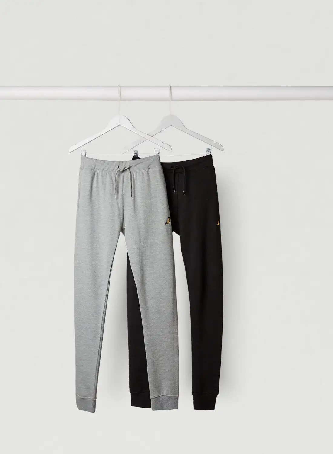 BRAVE SOUL Basic Sweatpants Black/Grey