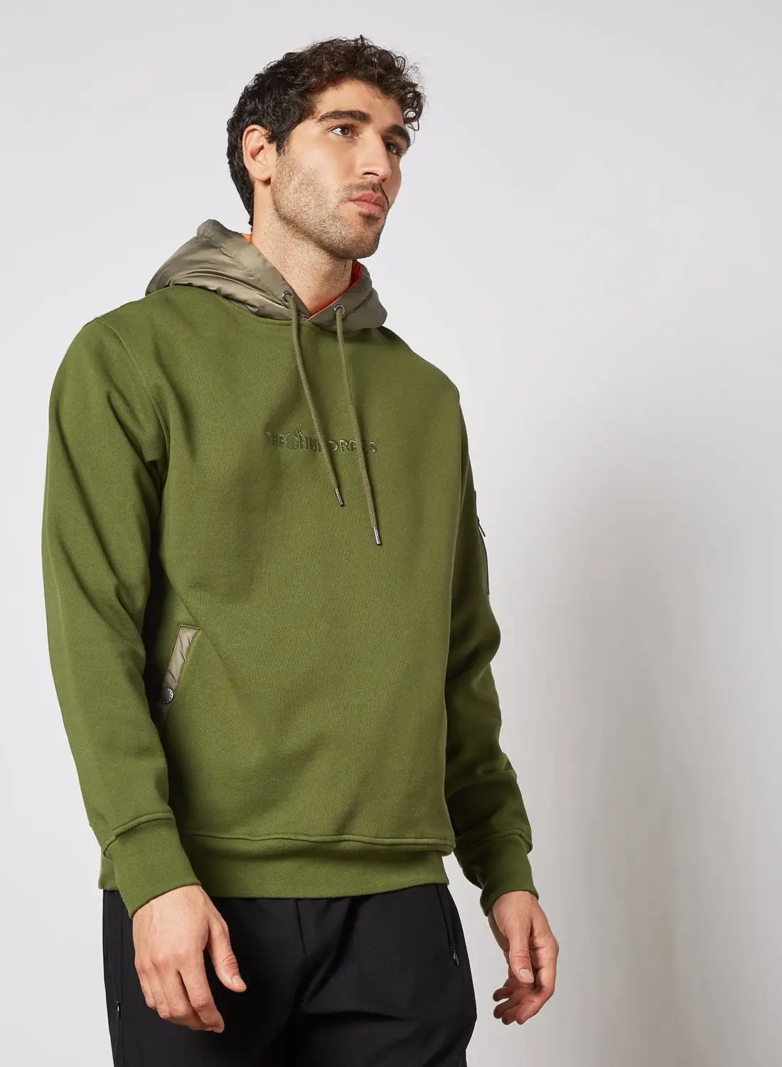 The Hundreds Flight Pullover Hoodie Olive