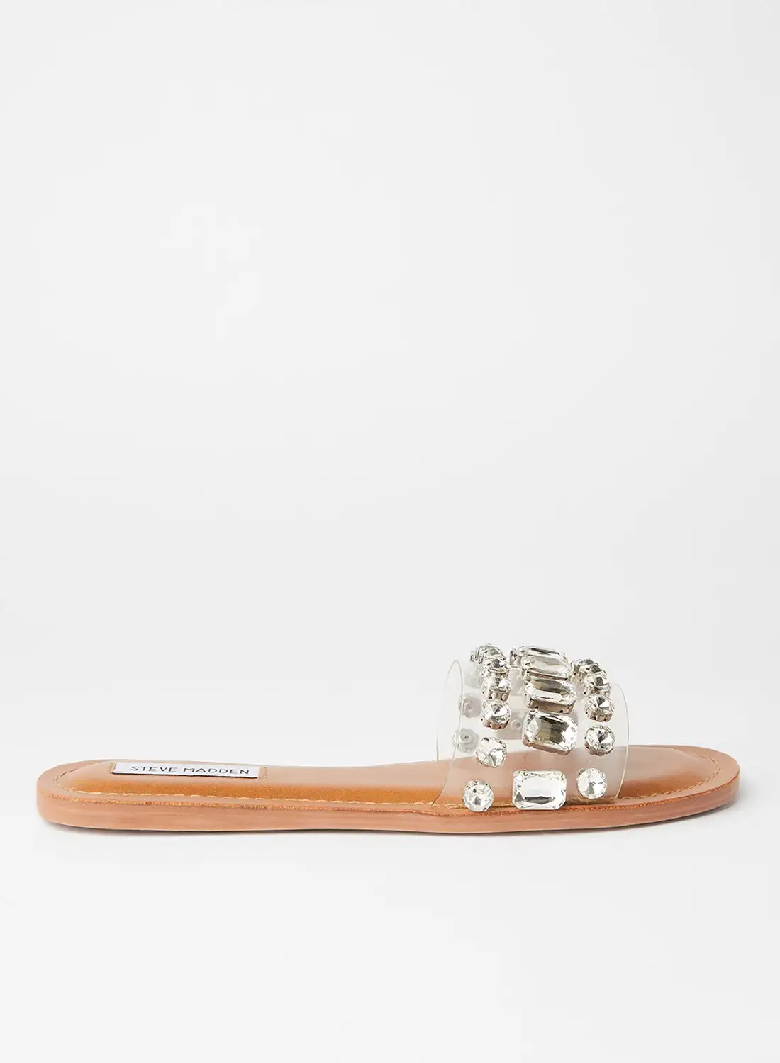 STEVE MADDEN Acasia Embellished Sandals White