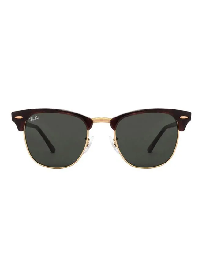 Ray-Ban نظارة شمسية Clubmaster كاملة الحواف - RB3016-0366 - مقاس العدسة: 51 ملم - بني