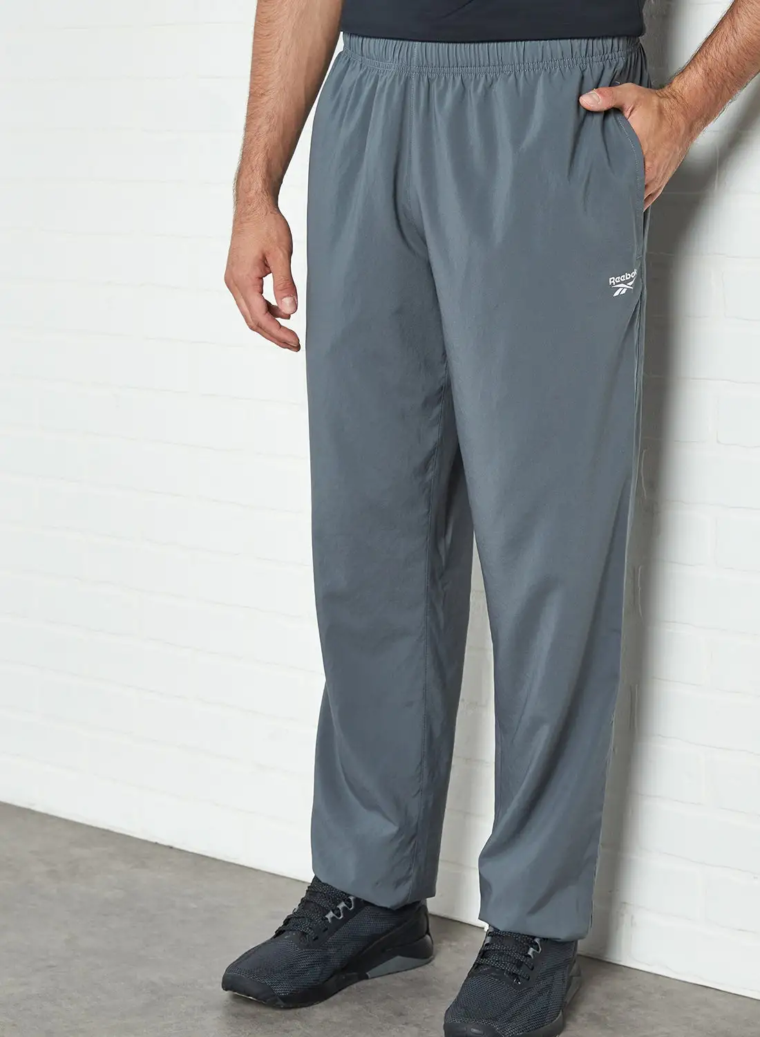 Reebok Woven Unlined Training Pants Grey