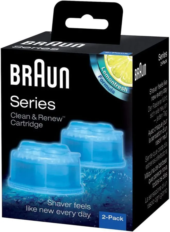 BRAUN 4 Piece Clean And Renew Cleaning Cartridge CCR2