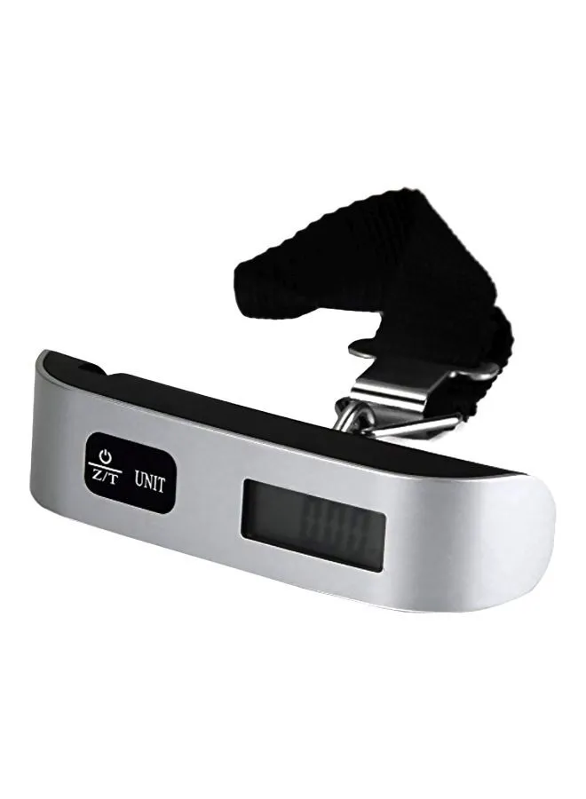 Generic Digital Electronic Luggage Scale Silver/Black