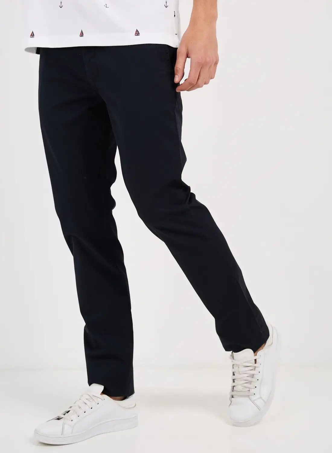 NAUTICA Texture Dobby Trousers Navy