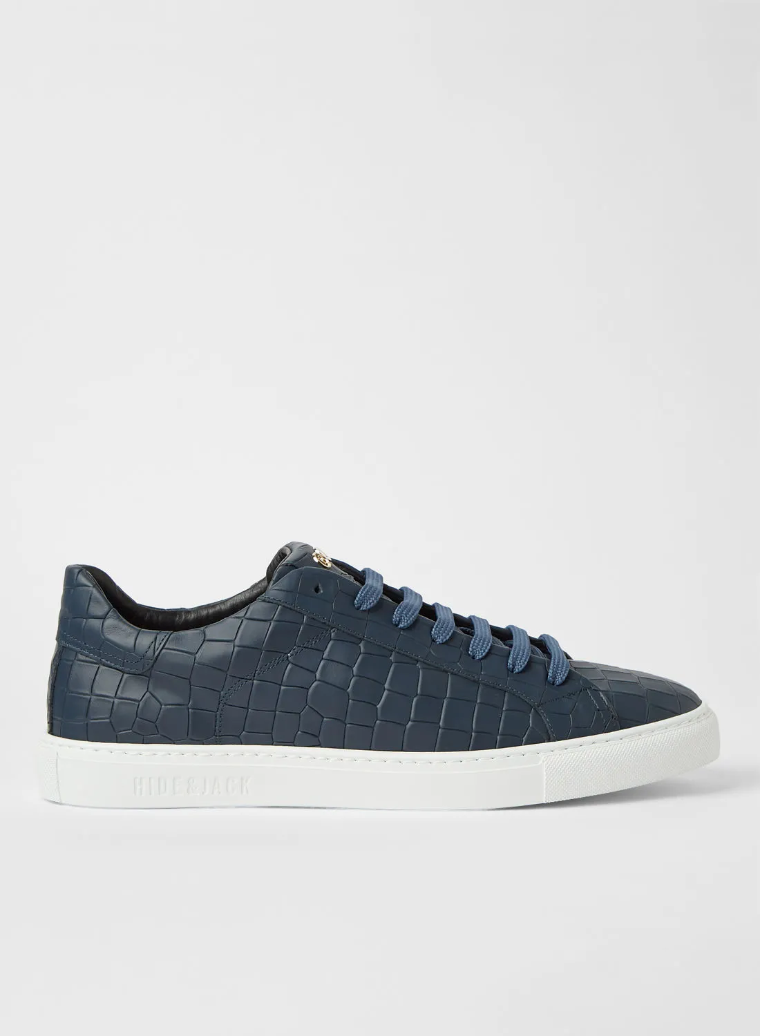 Hide & Jack Essence Leather Sneakers Navy