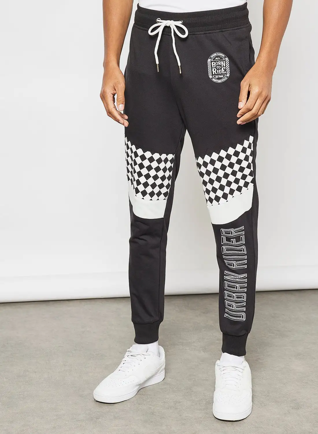 ABOF Regular Fit Joggers Black