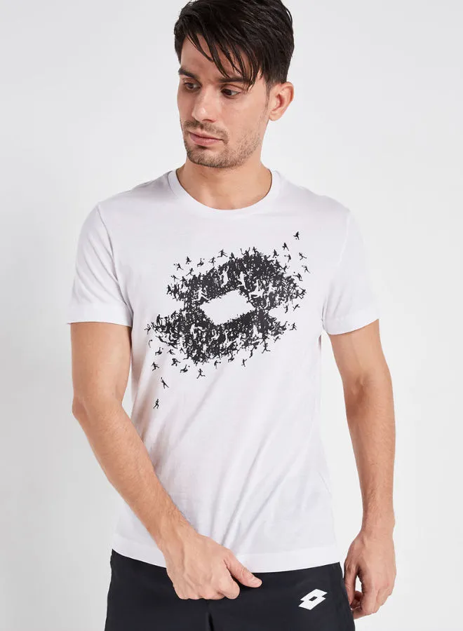 LOTTO L73 III T-Shirt White/Black