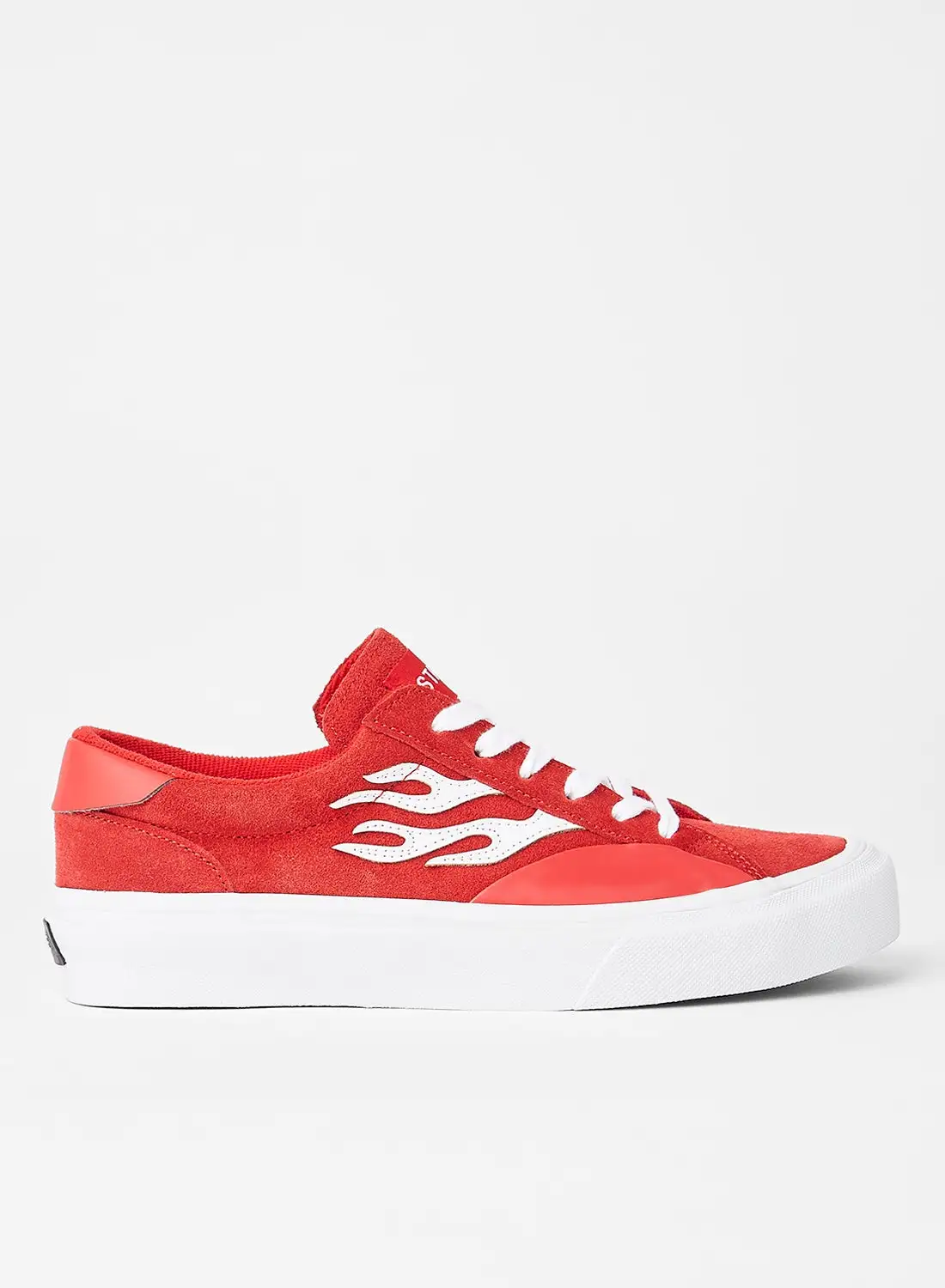 Straye Unisex Flame Print Sneakers Red