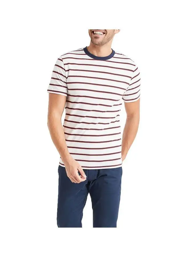 JACK & JONES Striped Crew Neck Short Sleeves T-Shirt Multicolour