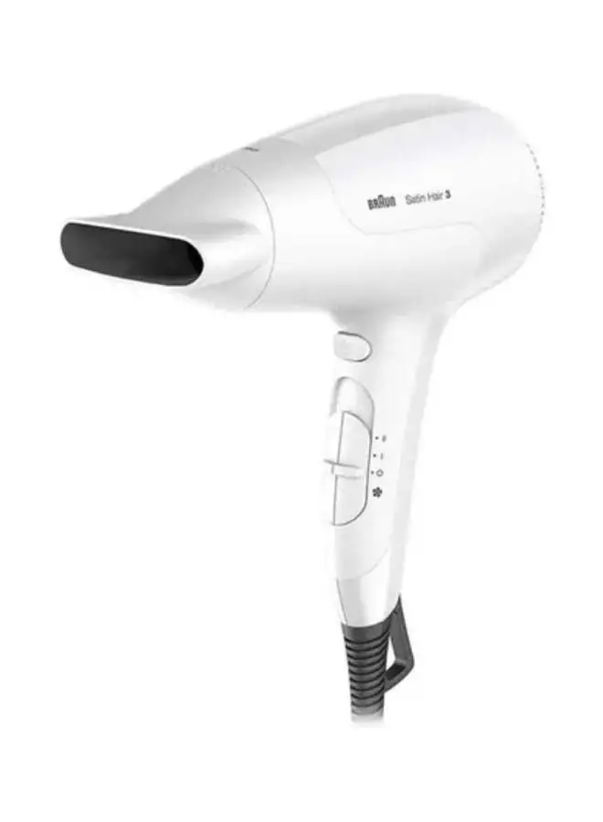 BRAUN Satin Hair 3 PowerPerfection Dryer HD380 2000W White