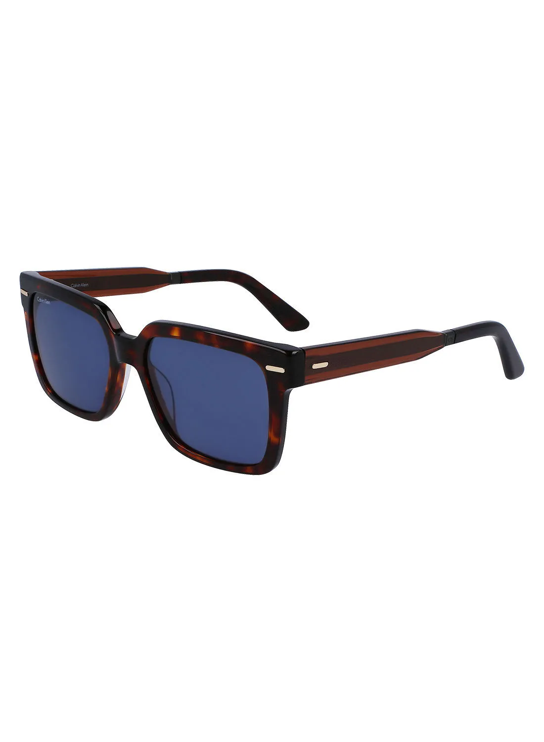 CALVIN KLEIN Full Rim Acetate Rectangle Calvin Klein Sun Ck22535S 5517 (235) Dark Havana