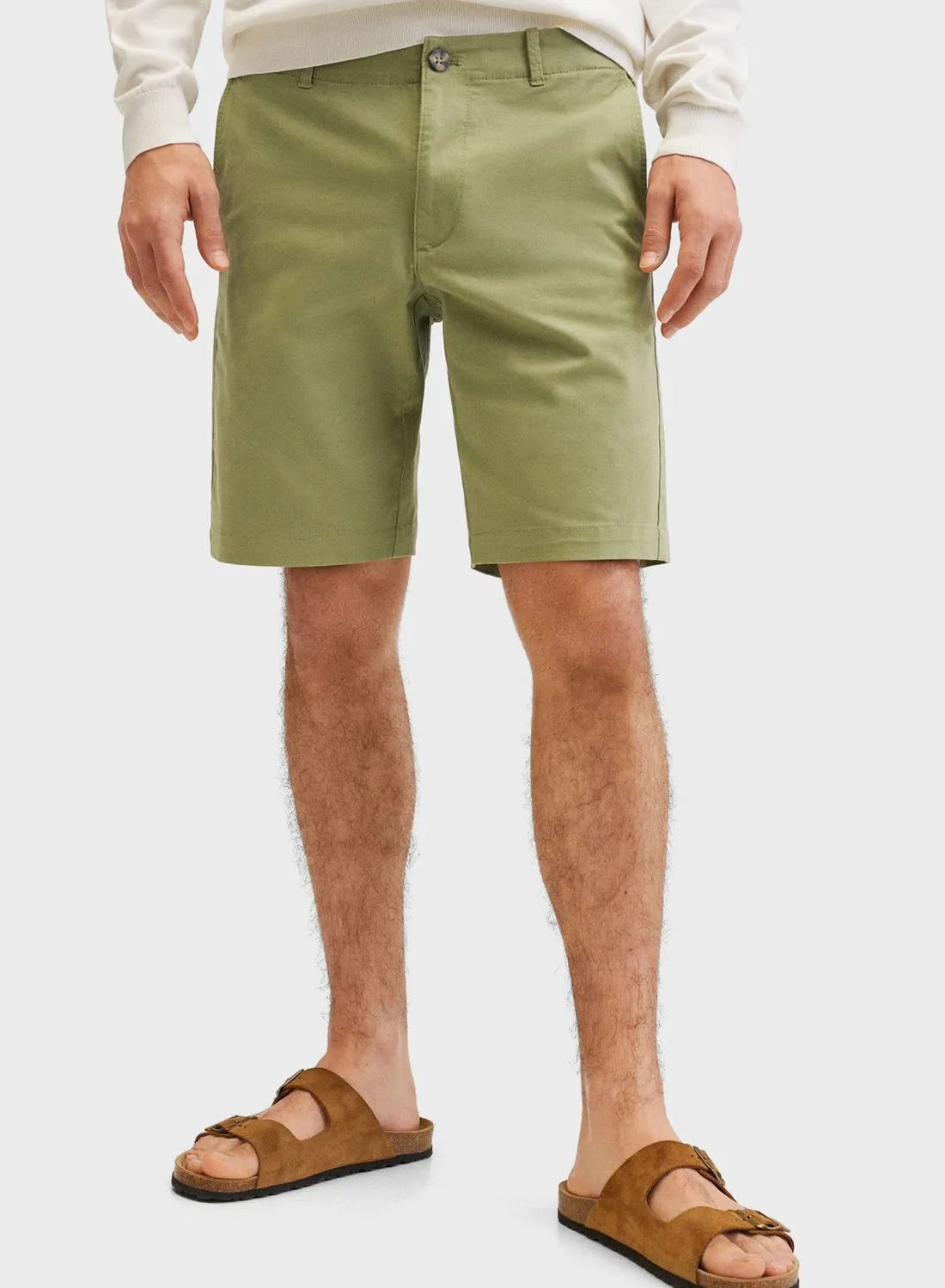 Mango Man Essential Chino Shorts