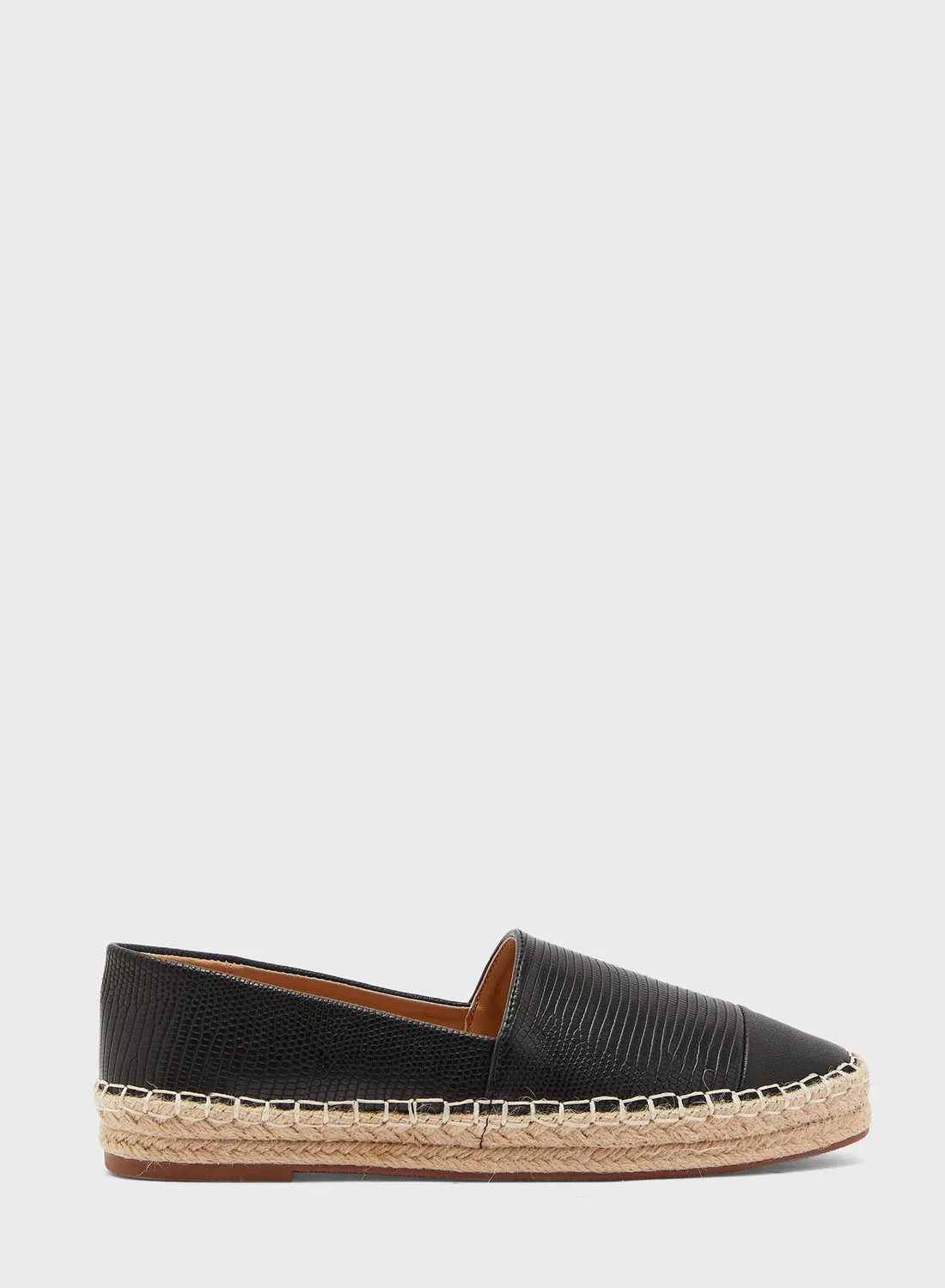 Ginger Textured Contrast Espadrille