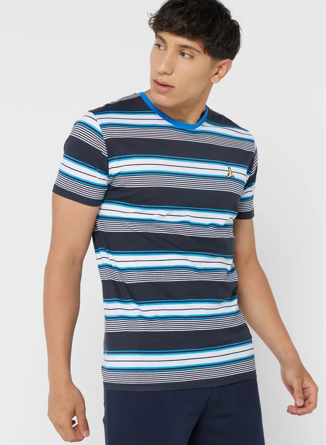 BRAVE SOUL Brave Soul Stripe T-Shirt